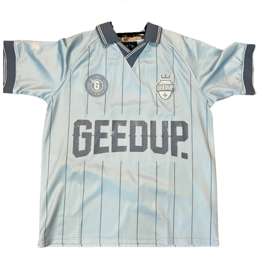 Pre-Owned Geedup Football Jersey 'Light Blue'