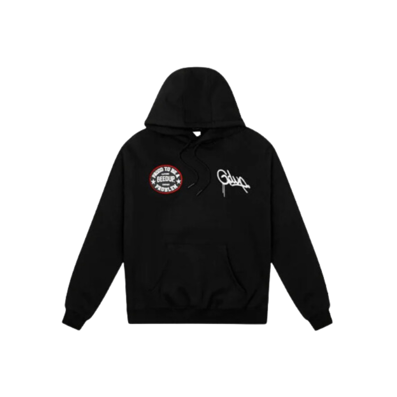 Proud To Be A Problem Hoodie Black Red