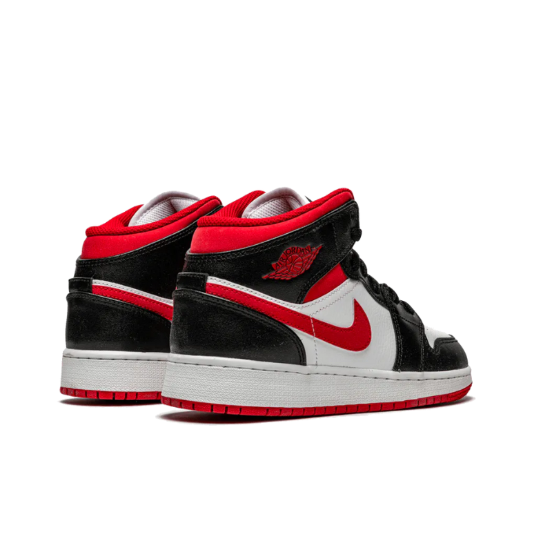 Jordan 1 Mid Gym Red Black White GS