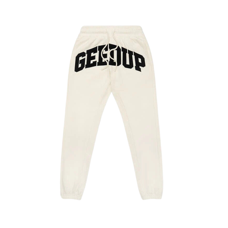 Geedup Team Logo Trackpants 'Cream/Black'
