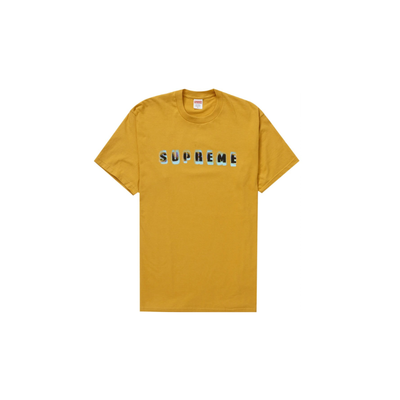 Stencil Tee Mustard
