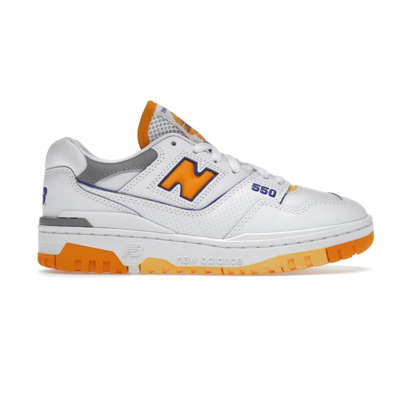 550 White Vibrant Orange