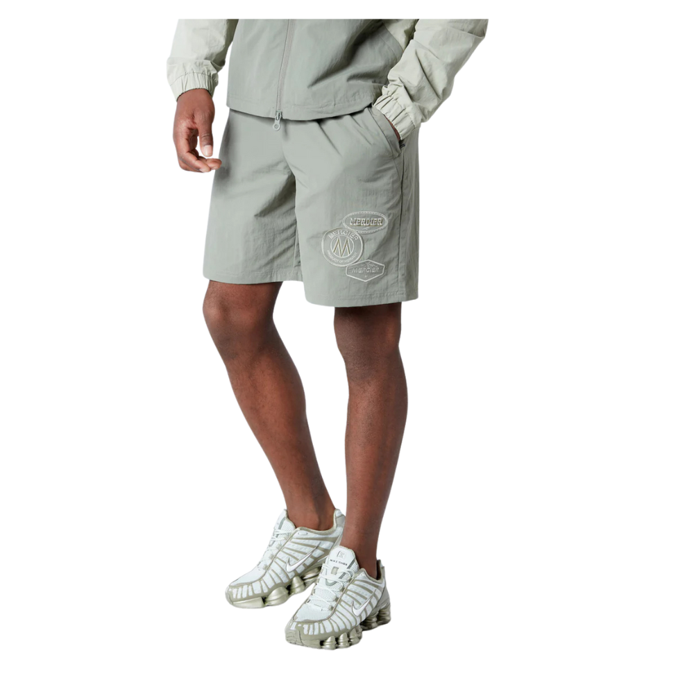 Mercier Sage Angle Badge Shorts