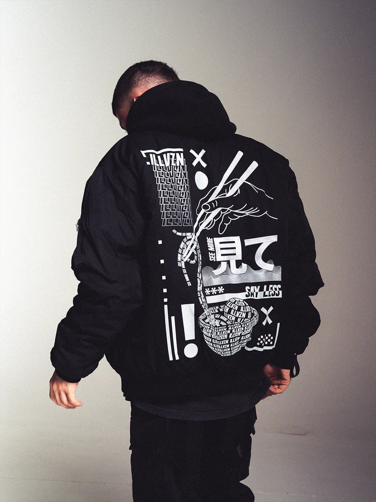 Noodle Bomber Jacket Black