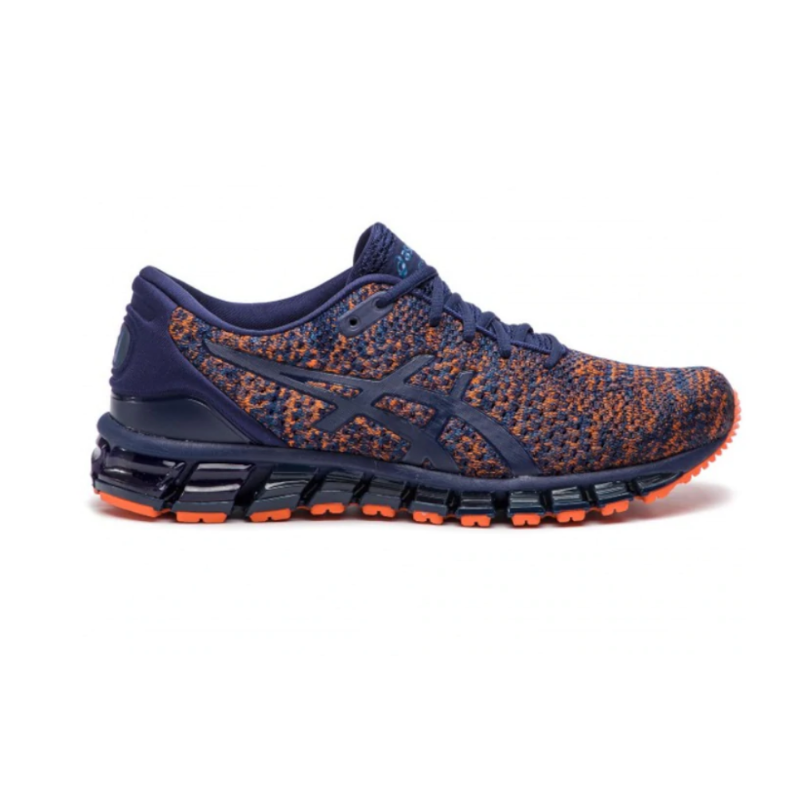 Gel Quantum 360 Knit V2 Navy Blue Orange Crep Shop