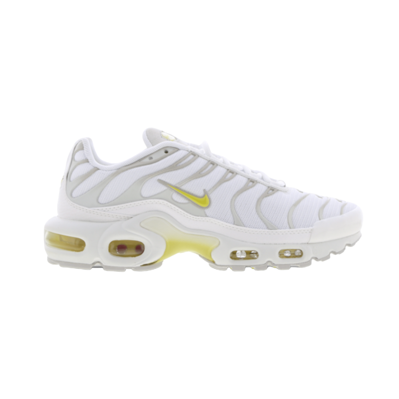 Nike air max plus 2024 white and gold womens