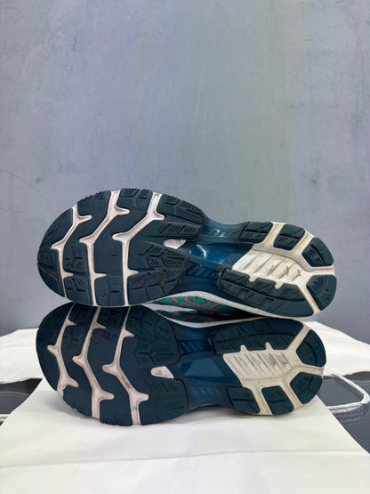 Used GEL-Kayano 27 Teal Orange US Women's 10 - Men's 8.5