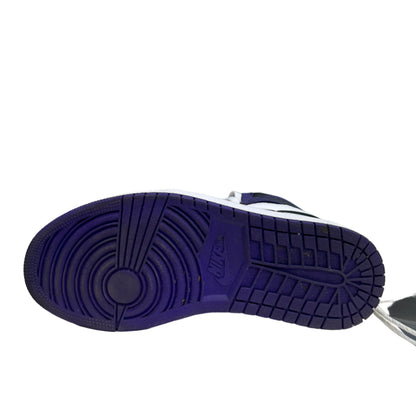 Used Jordan 1 Retro High Court Purple White US Men's 10 - Women's 11.5