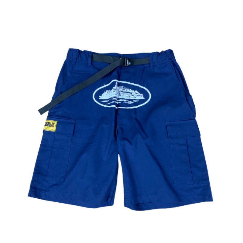 Used Corteiz Blue Cargo Pants L