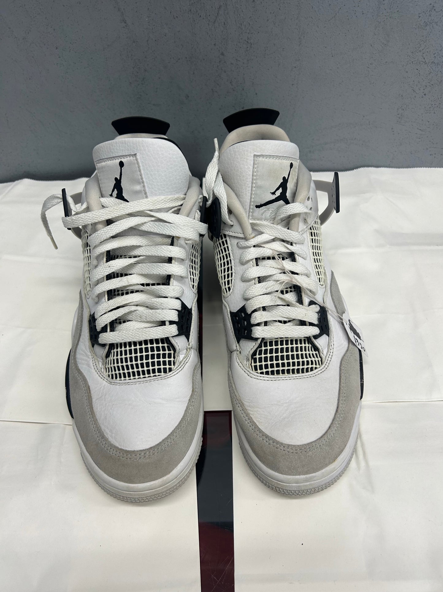 Used Jordan 4 Millitary Black US Men's 10.5 - Women's 12