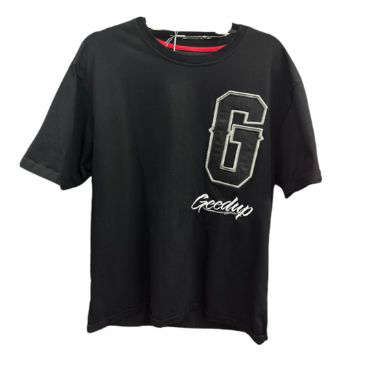 Pre-Owned Geedup T Shirt Big G Logo 'Black/White'