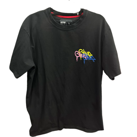 Pre-Owned Geedup T Shirt Small Handstyle Logo 'Black/Multi-Colour'