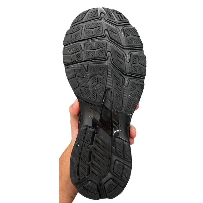 Used ASICS Gel Kayano 27 Triple Black 9.5