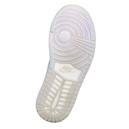 Used Jordan 1 Mid Wolf Grey Aluminium WMNS 7