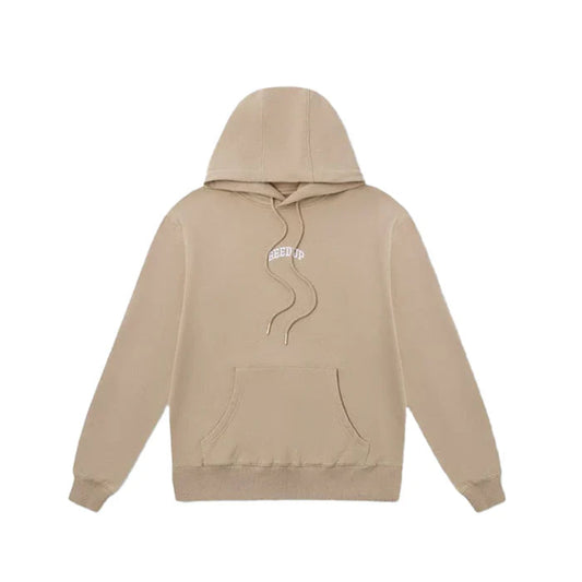 Geedup Micro Team Logo Hoodie 'Tan'