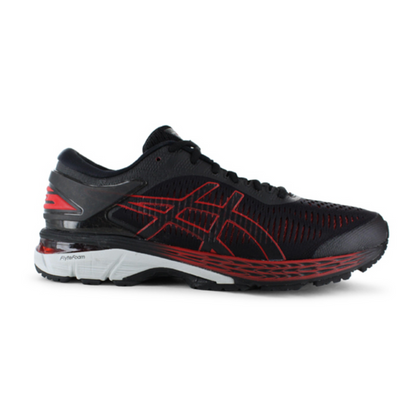 GEL-Kayano 25 Black Red â Crep Shop