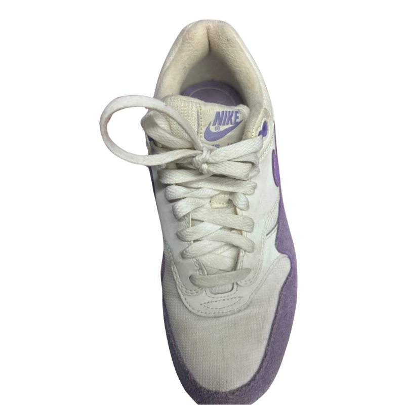 Used Nike Air Max 1 White and Purple 7-w