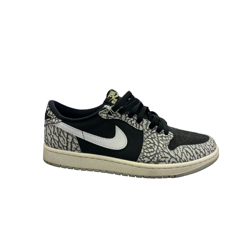 Used Nike Air Jordan 1 Low 'Black Cement' 8