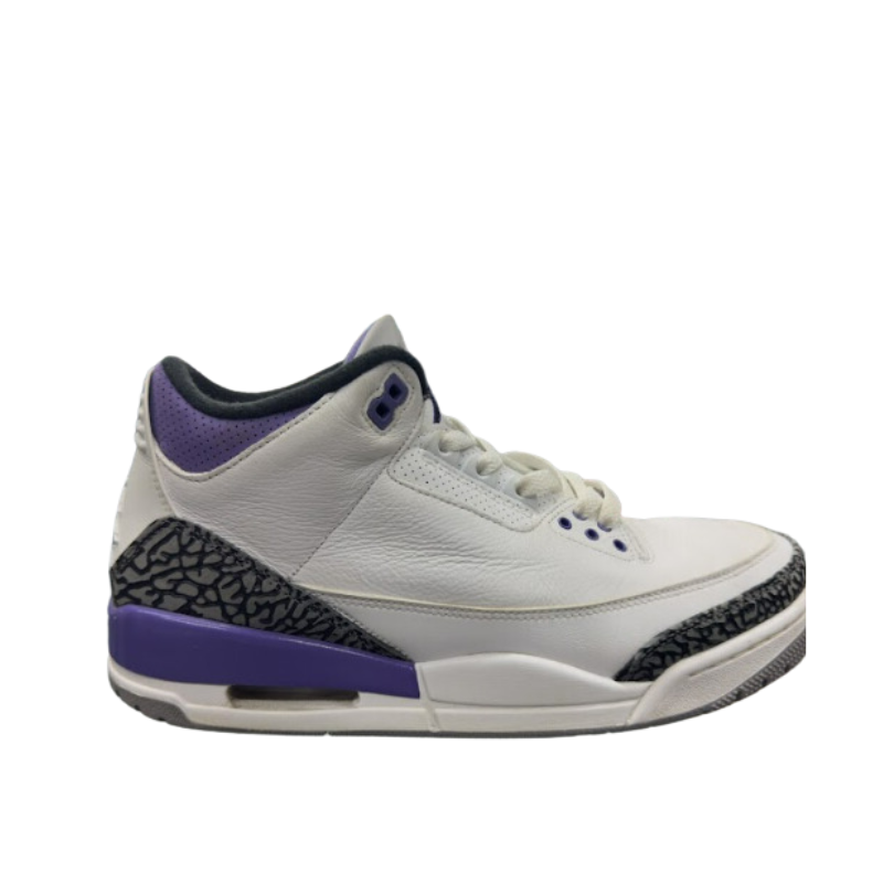 Used Air Jordan 3 Retro 'Dark Iris' 45786
