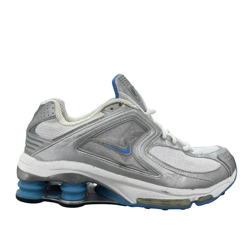Used Nike Shox 2004 Silver Blue