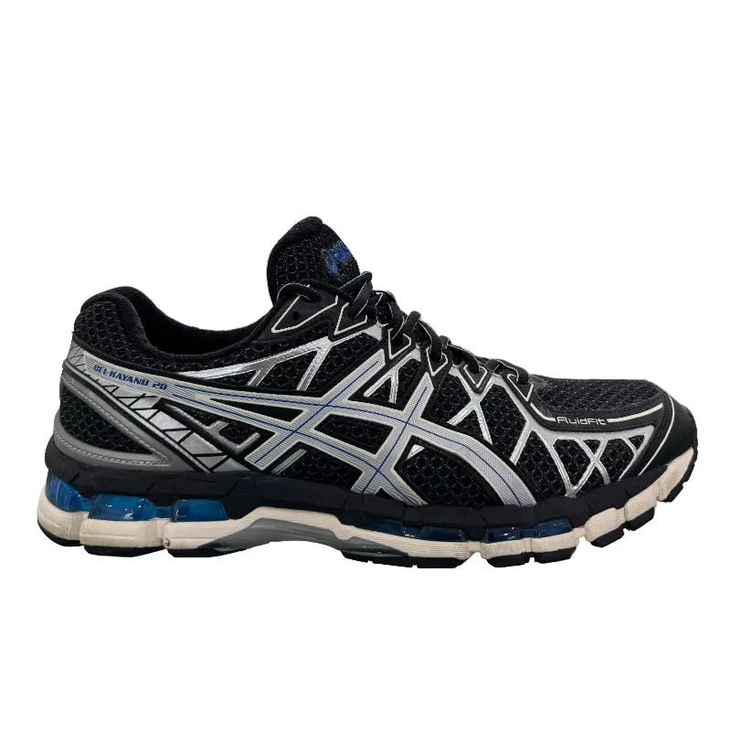 Used ASICS Gel-Kayano 20 Black Pure Silver