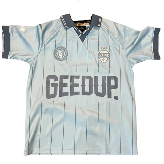 Pre-Owned Geedup Football Jersey 'Light Blue'