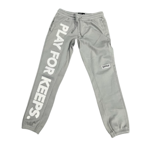 Pre-Owned Geedup Trackpants 'Grey/White'