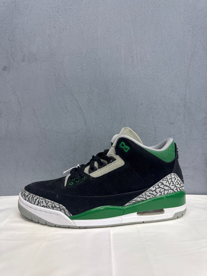 Used Jordan 3 Pine Green Multiple Sizes