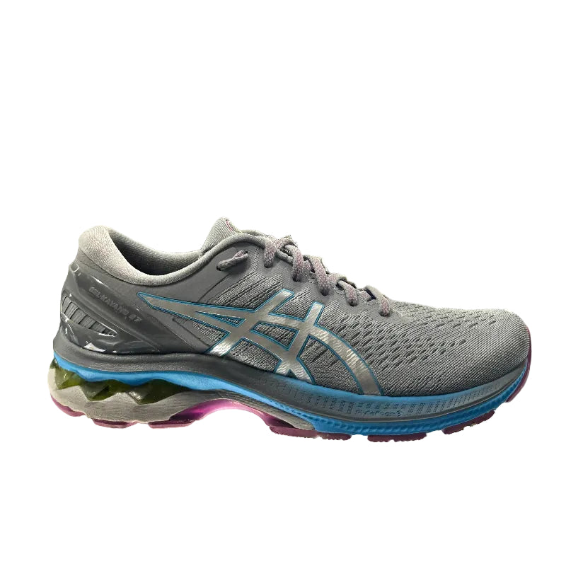 Used ASICS GEL-Kayano 27 Digital Aqua Pure Silver
