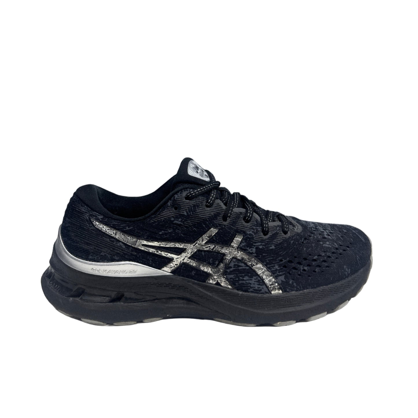 Used GEL-Kayano 28 Black Silver US Men's 10 - Women's 11.5
