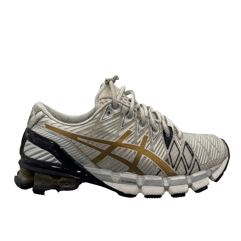 Used ASICS GEL-Kinsei 5 White Black Gold