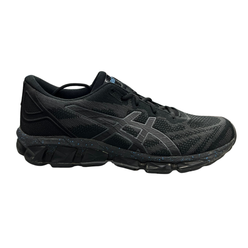 Used ASICS Gel FF Blast 'Black/Blue Splatter' 12W
