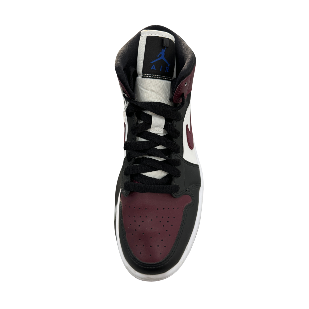 Used Jordan 1 Mid SE Black Dark Beetroot 8-w