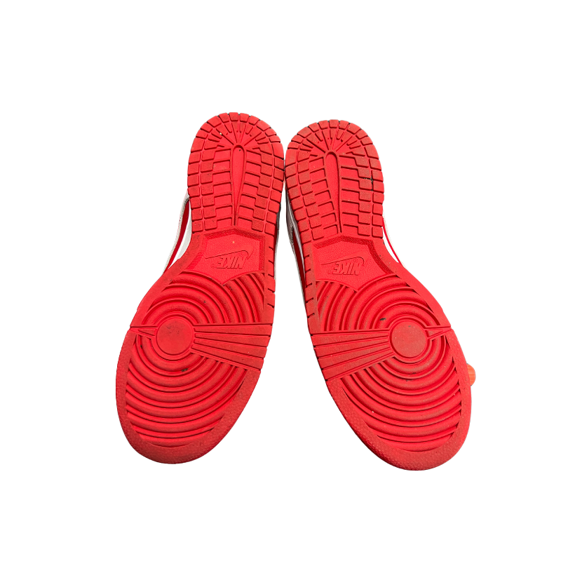 Used  Dunk Low Retro University Red White Men's 7- Women's 8.5