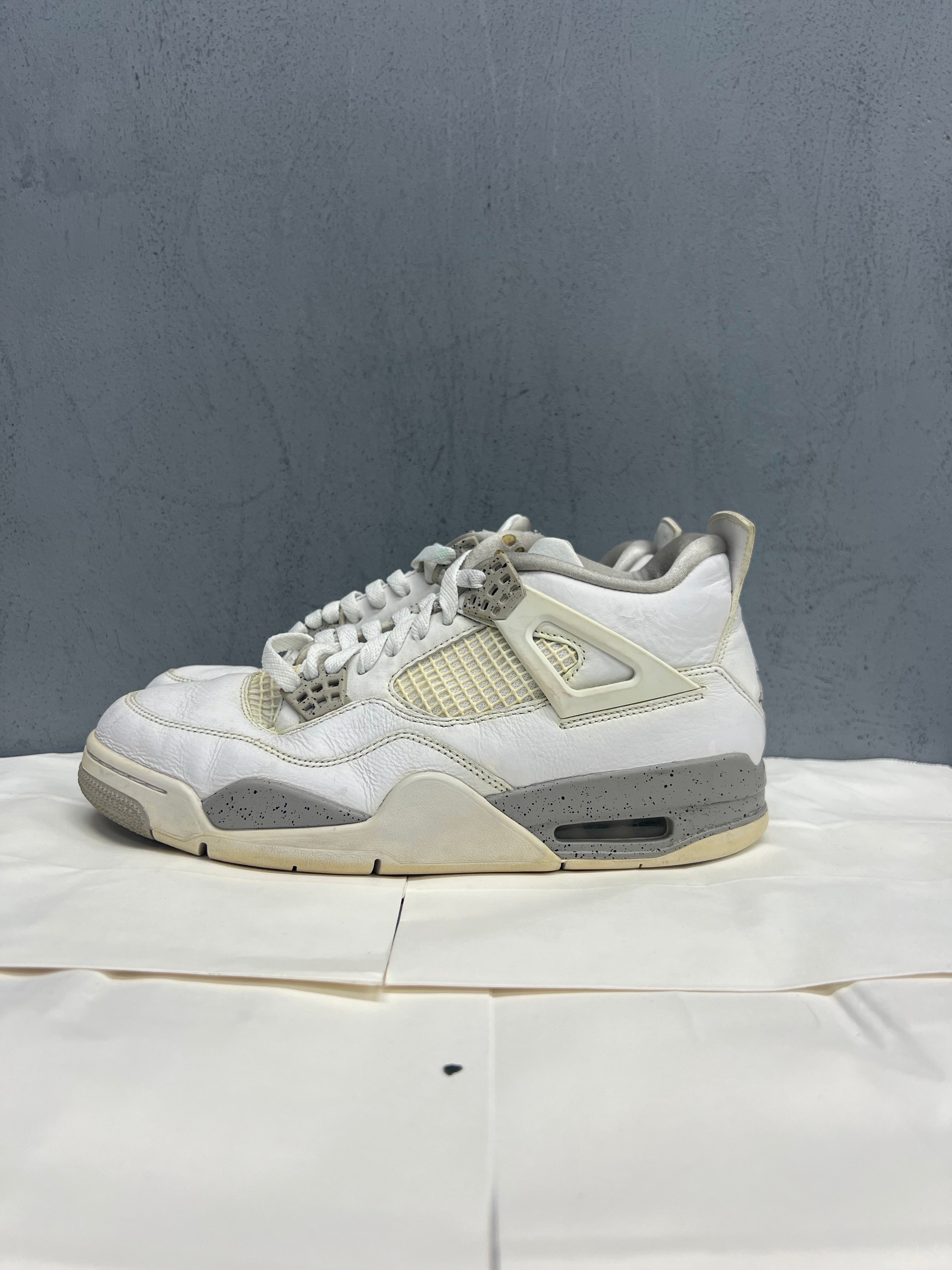 Used Air Jordan 4 Retro White Oreo