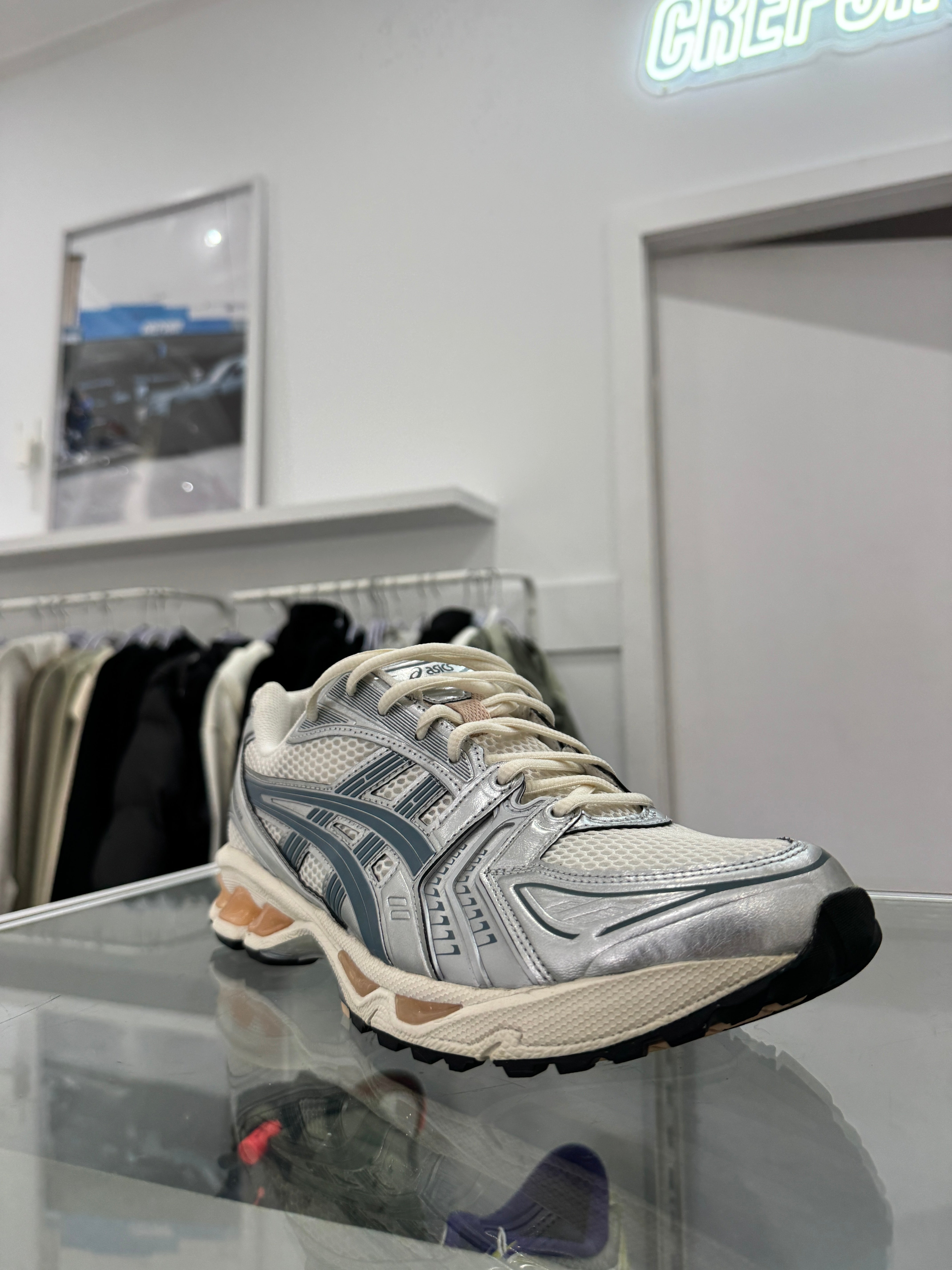 Used ASICS Gel-Kayano 14 Cream Ironclad