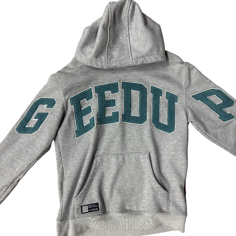 Used Team Logo Jumper Grey Teal M