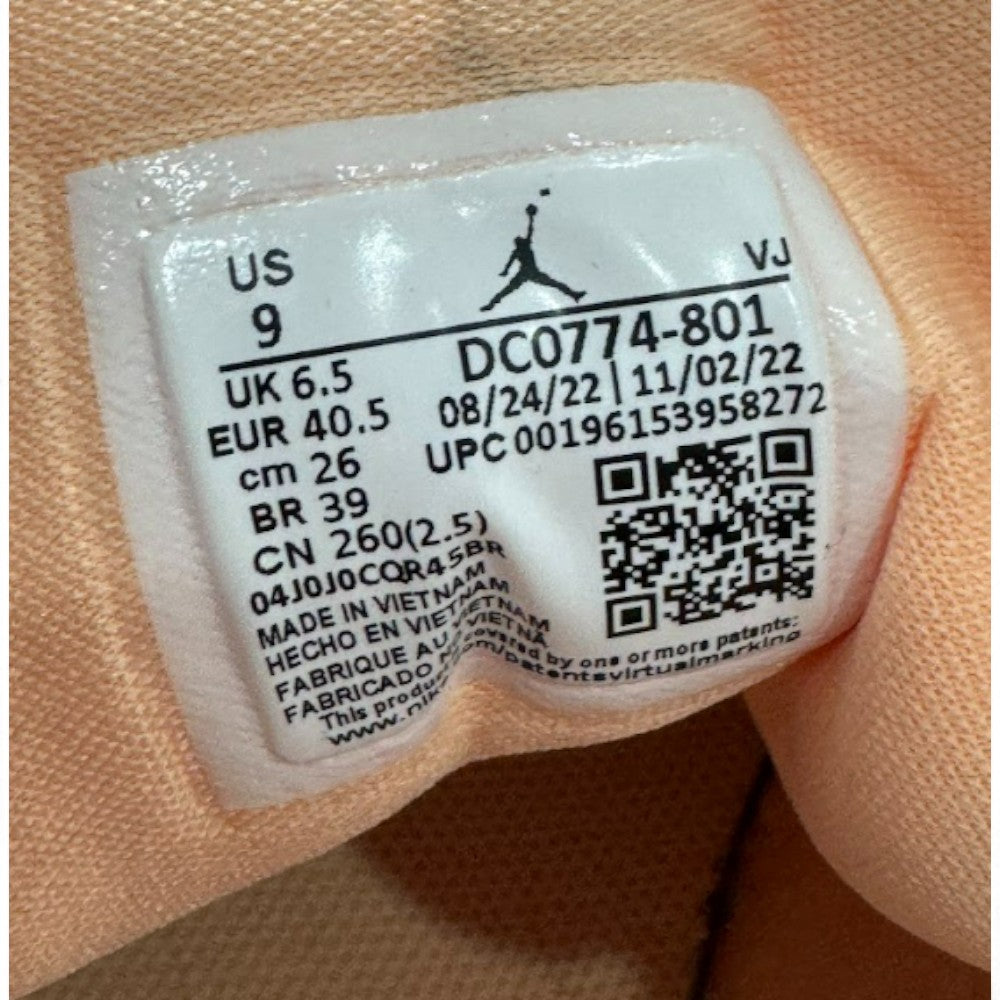 Used Air Jordan 1 Low Sunset Haze Bright Citrus