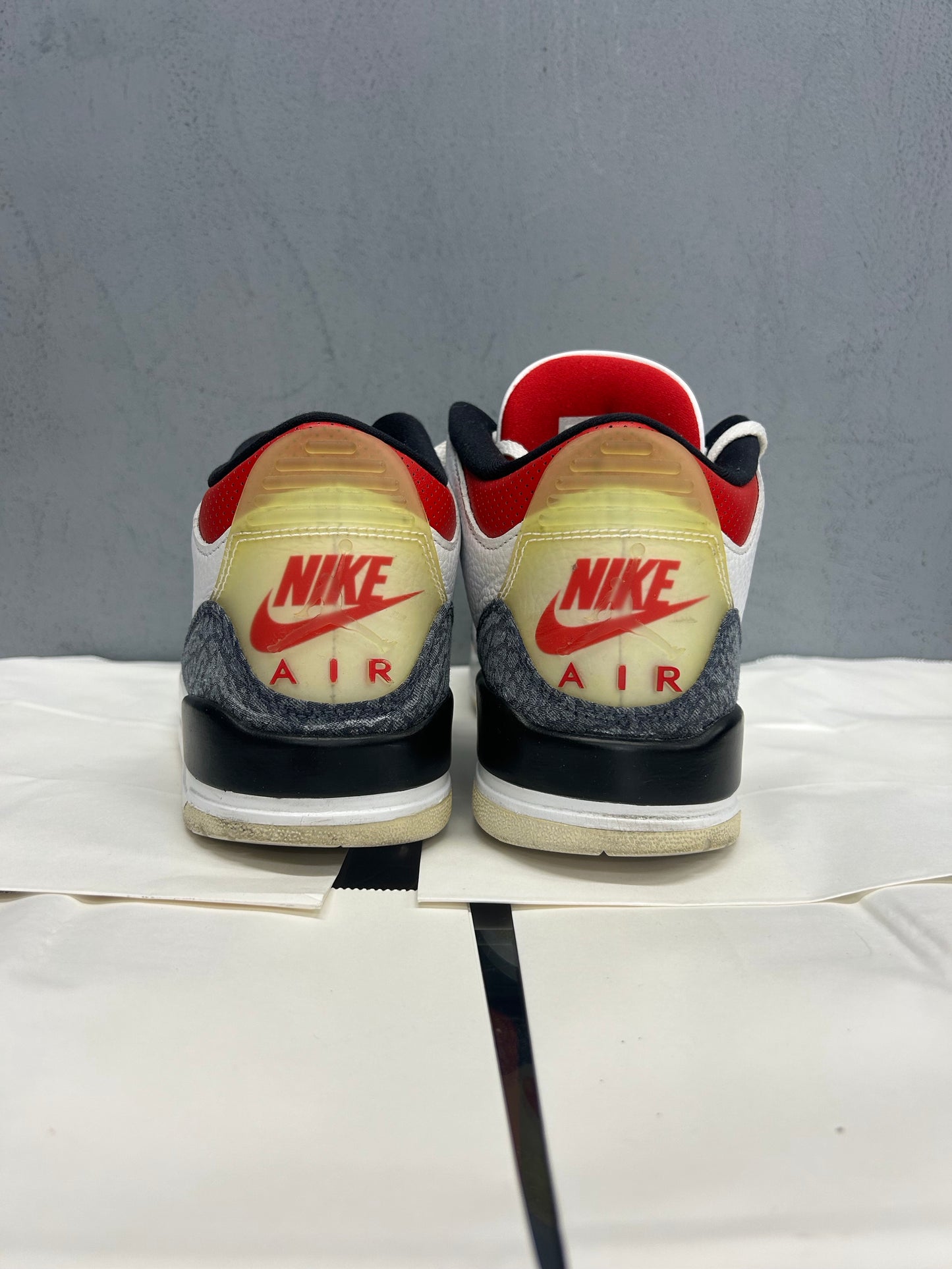 Used Jordan 3 Retro SE Fire Red Denim 7