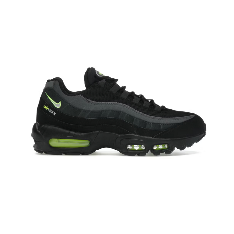 Nike Air Max 95 Retro Logo Black Grey Volt