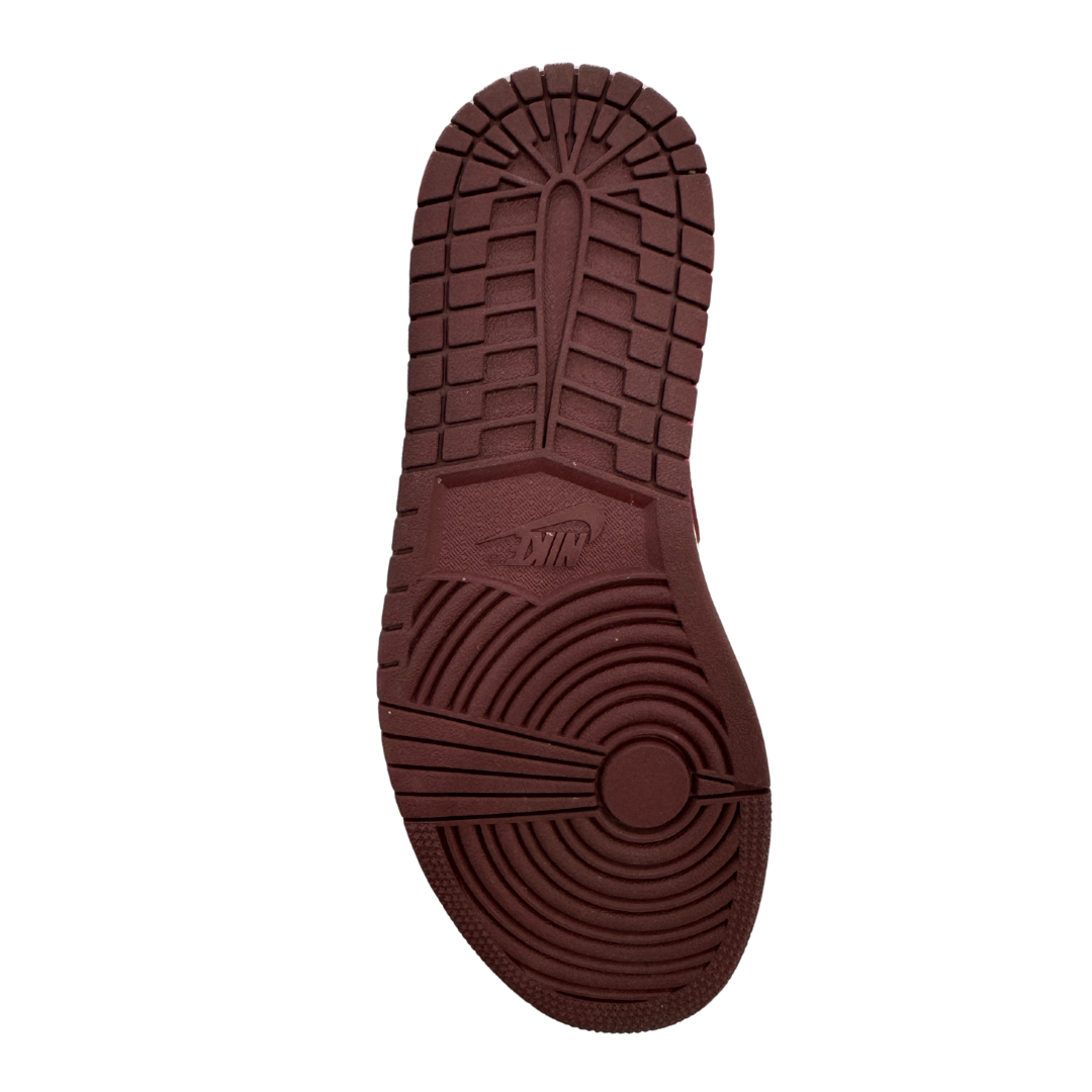 Used Jordan 1 Mid SE Black Dark Beetroot 8-w