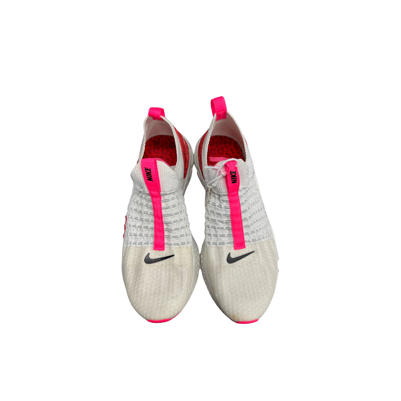 Used React Phantom Run FK2 White Hyper Pink 11