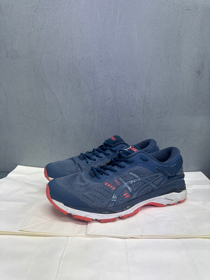 Used GEL-Kayano 24 Indigo Blue Orange US Men's 10 - Women's 11.5