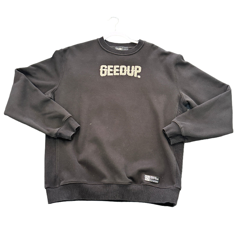 Used Always Neighbourhood Black Grey Crewneck L