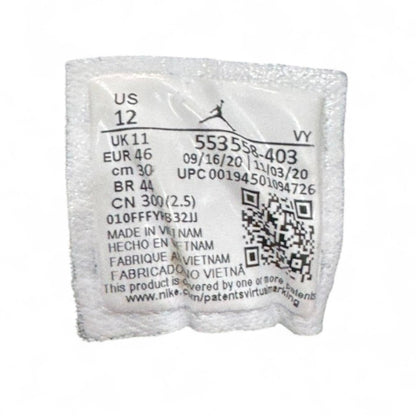 Used Jordan 1 Low University Blue Black Mens US Men's 12 - Women's 13.5