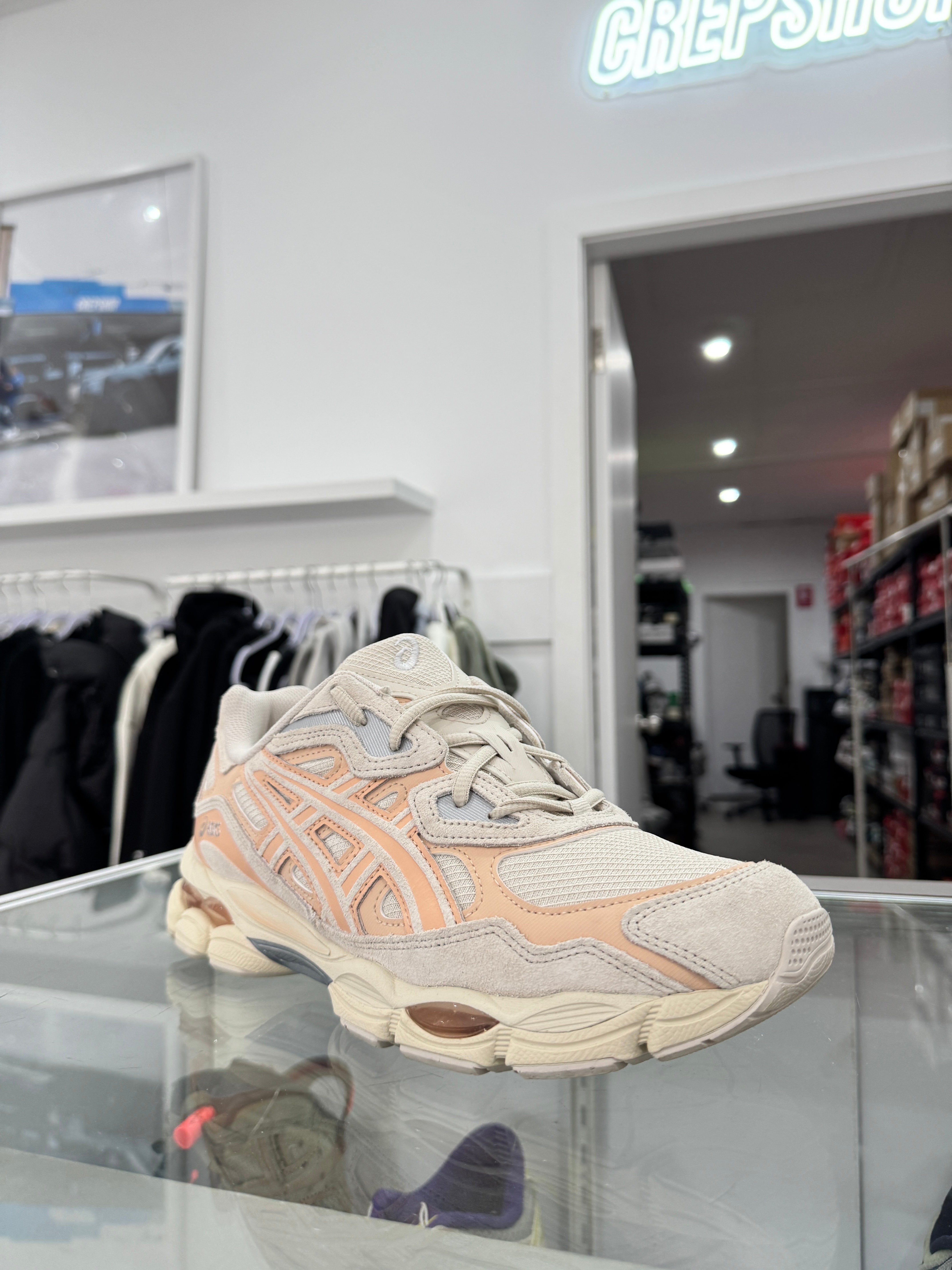 Used Mens ASICS GEL NYC Oatmeal Bisque