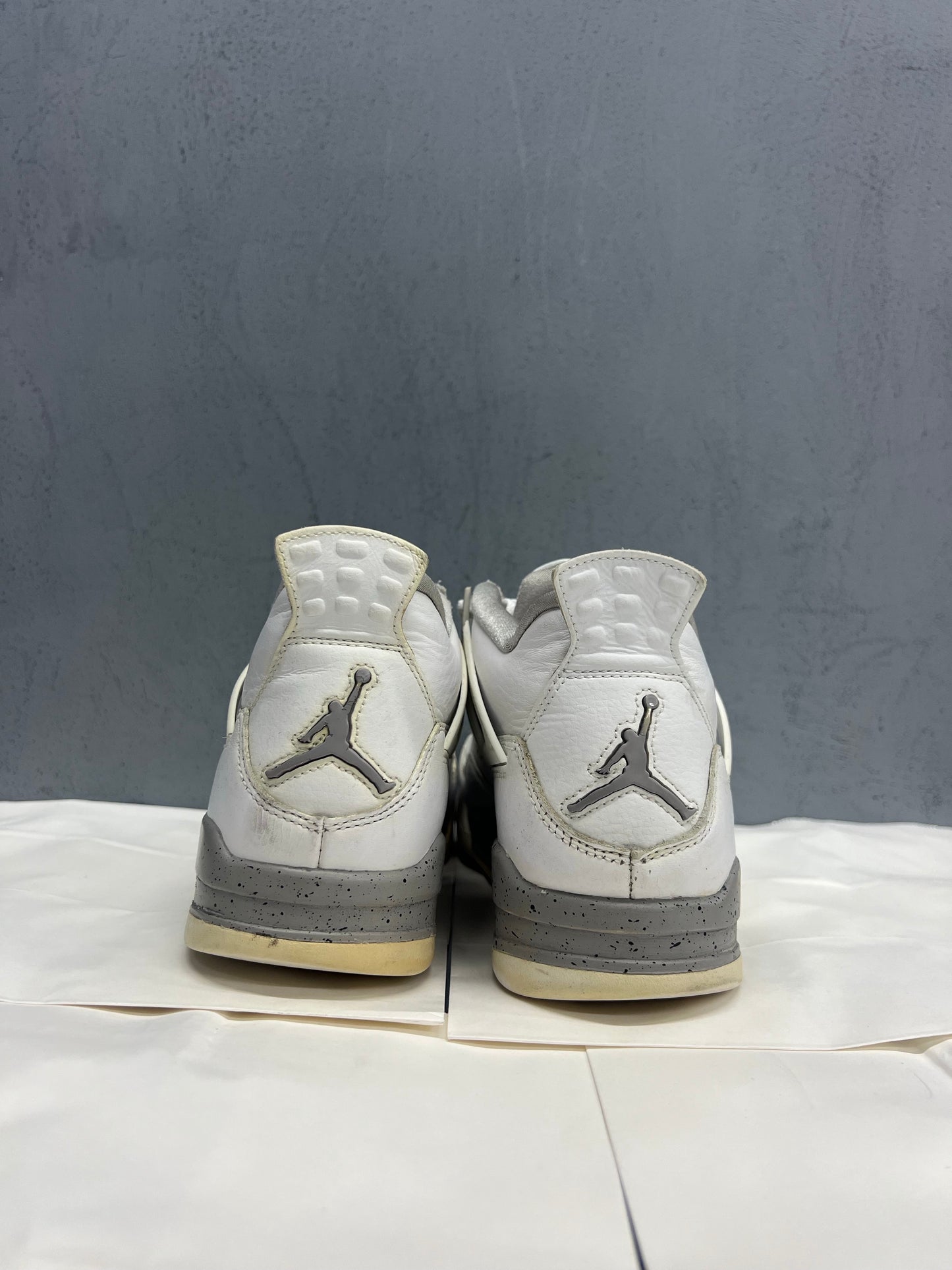 Used Air Jordan 4 Retro White Oreo Multiple Sizes