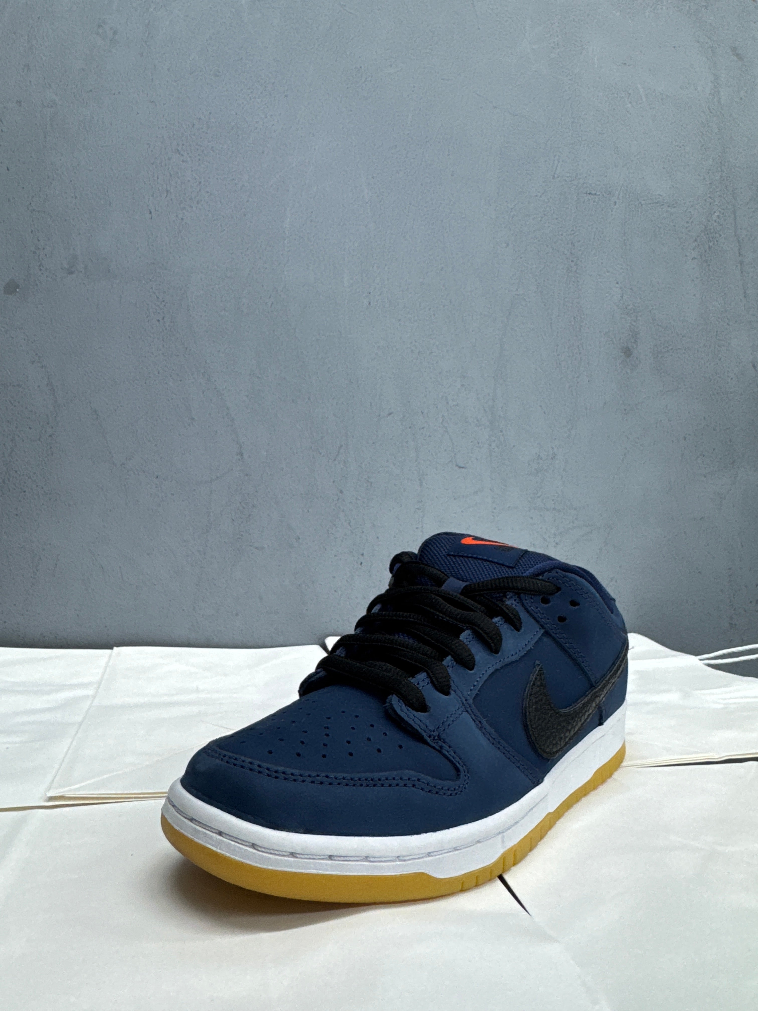Used SB Dunk Low Navy Black Gum