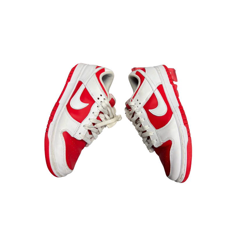 Used  Dunk Low Retro University Red White Men's 7- Women's 8.5