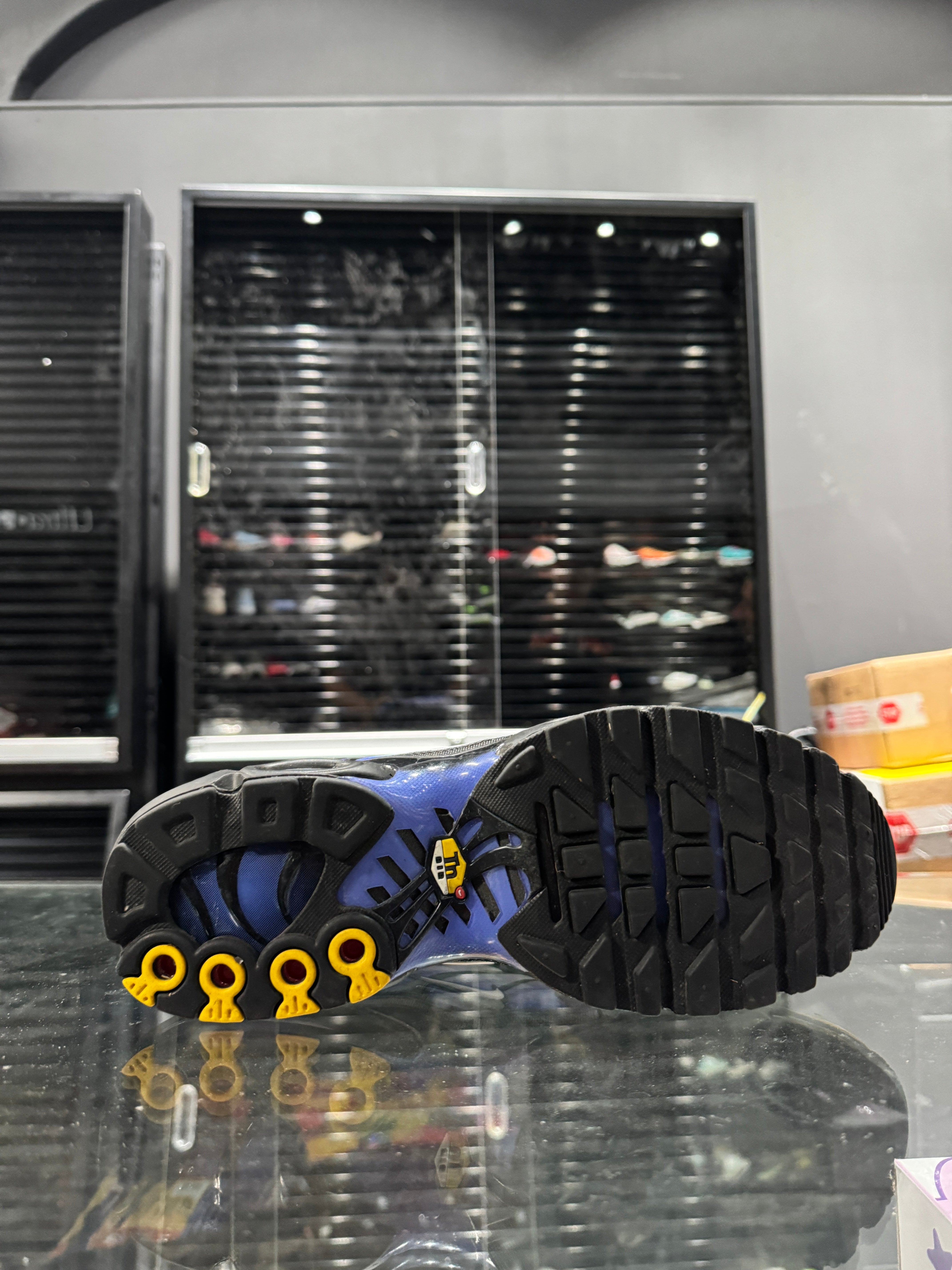 Used Nike Air Max Plus TN Black White Sapphire